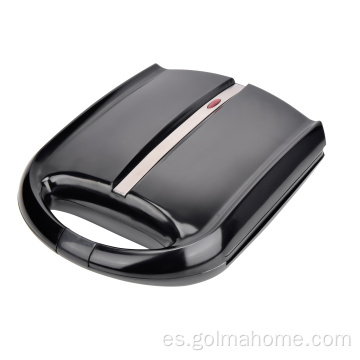 4 rebanadas Sandwich Maker con cubierta de acero inoxidable Grill Sandwich Maker Waffle Maker con placa desmontable